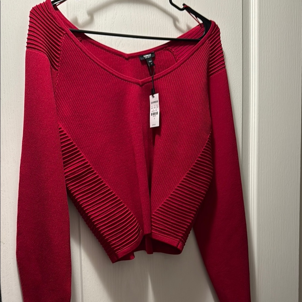 Women's Red Sweater